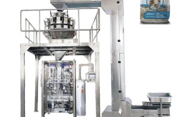 Automatic bag forming filling packaging machine for pet food
