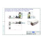 Çenteyê binê xwerû ya otomatîkî bi çenteyê çîtikê jorîn re ku xeta pêçana pakkirinê ya dagirtina dagirtina dagirtin ji hêla muwekîlê me ve hatî ferman kirin